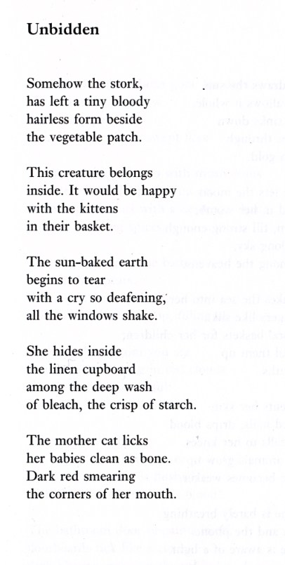 Helen Ivory, Poem, Unbidden, Breakfast Machine
