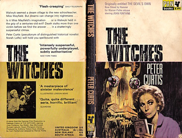 The Witches, Peter Curtis, 1966, Pan X591, whenchurchyardsyawn.com