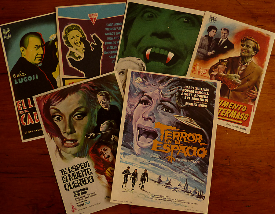 Spanish Horror Film Handbills - When Churchyards Yawn