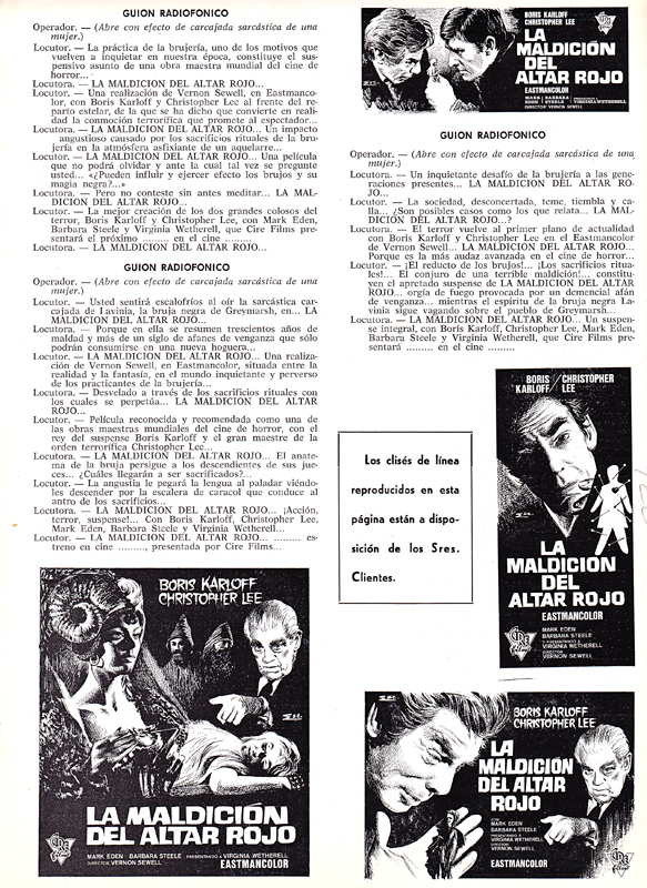 curse of the crimson altar - spanish pressbook back - whenchurchyardsyawn