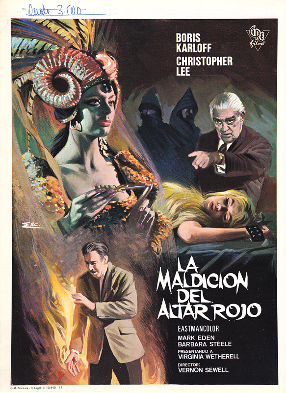 curse of the crimson altar - spanish pressbook - whenchurchyardsyawn