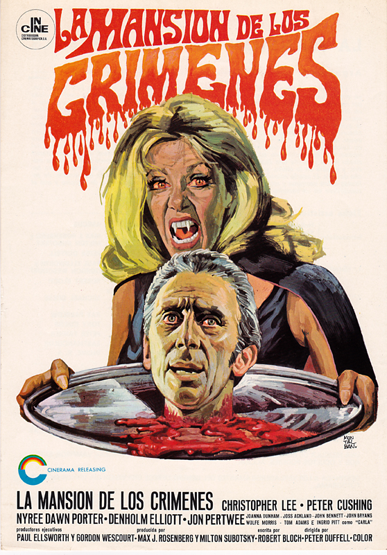the house that dripped blood - spanish pressbook - whenchurchyardsyawn